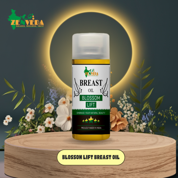 Zen veda blossom lift breast massage oil