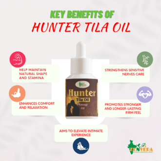 Hunter Tila Ayurvedic men's wellness massage oil - Zen Veda