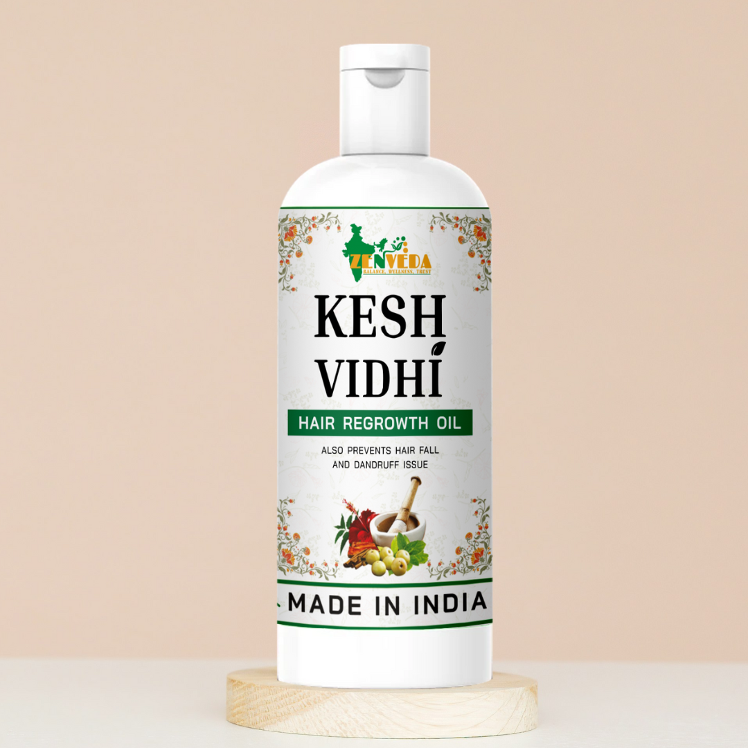 zen veda kesh vidhi regrowth hair oil