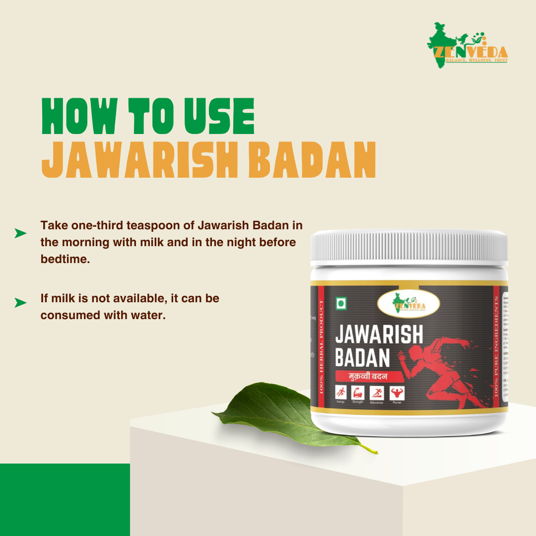 zen veda jawarish badan how to use