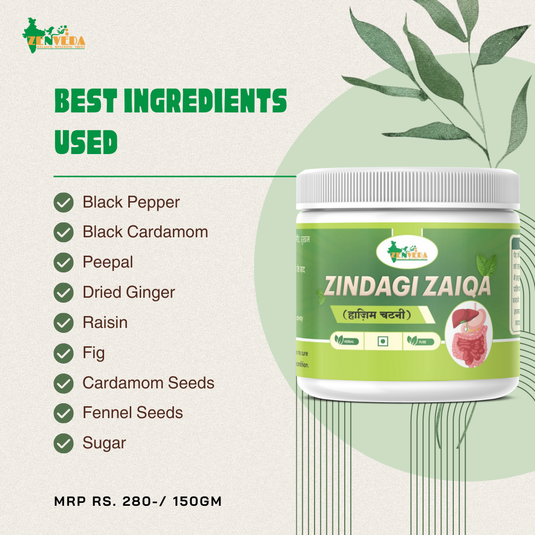zen veda zindagi zaiqa key ingredients